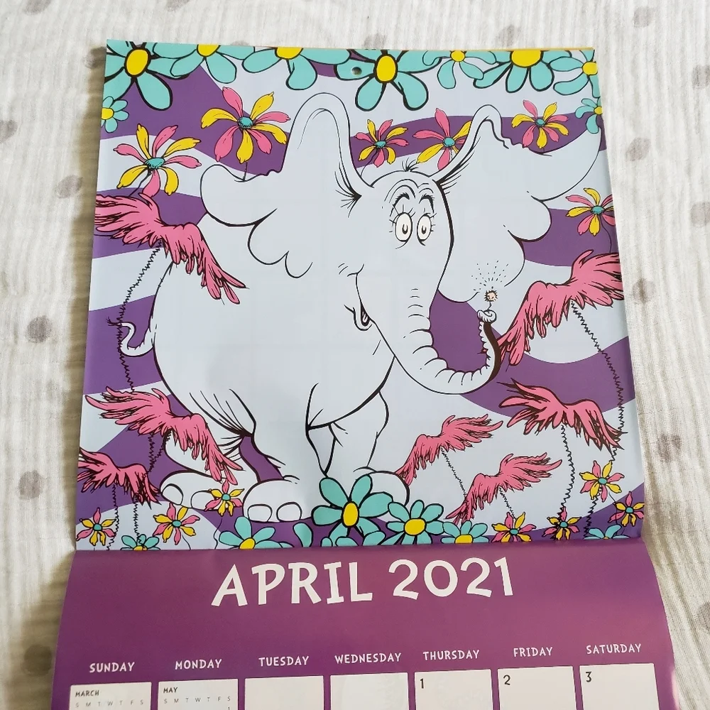 2021 Dr Seuss Calendar. NWOT.